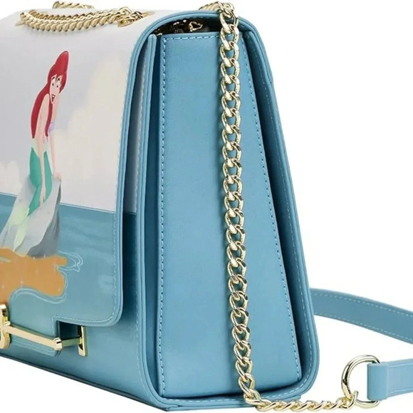Loungefly Disney Little Mermaid Triton's Gift Crossbody Bag - Picture 3 of 6
